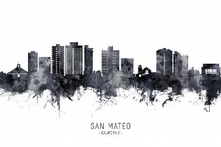 San Mateo California Skyline
