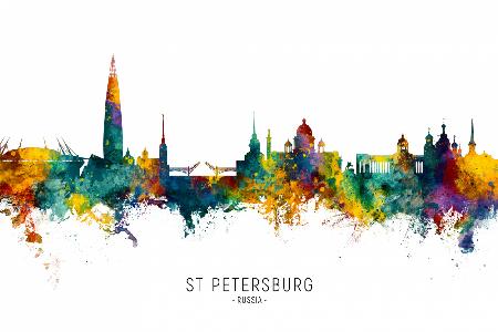 St Petersburg Russia Skyline