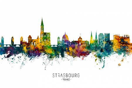 Strasbourg France Skyline
