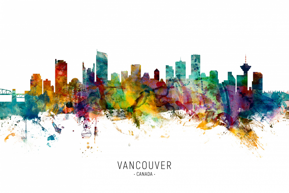 Vancouver Canada Skyline a Michael Tompsett