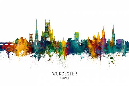 Worcester England Skyline