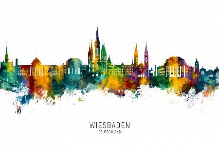 Wiesbaden Germany Skyline