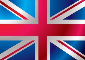 britain flag ripple