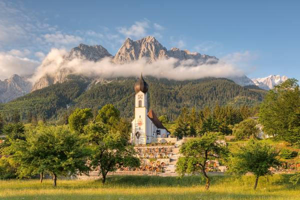 Kirche in Grainau in Bayern a Michael Valjak