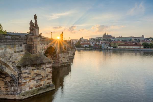 Sonnenuntergang in Prag a Michael Valjak