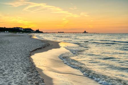 Abends am Strand auf Usedom