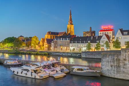 Abends in Maastricht in den Niederlanden