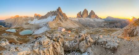 Drei Zinnen in Südtirol Panorama