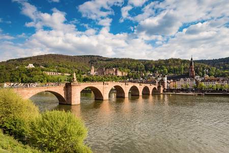 Heidelberg Alte Brücke am Tag