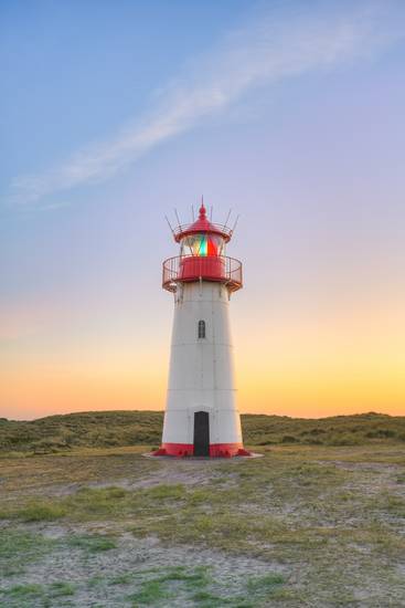 Sylt Leuchtturm List-West am Abend