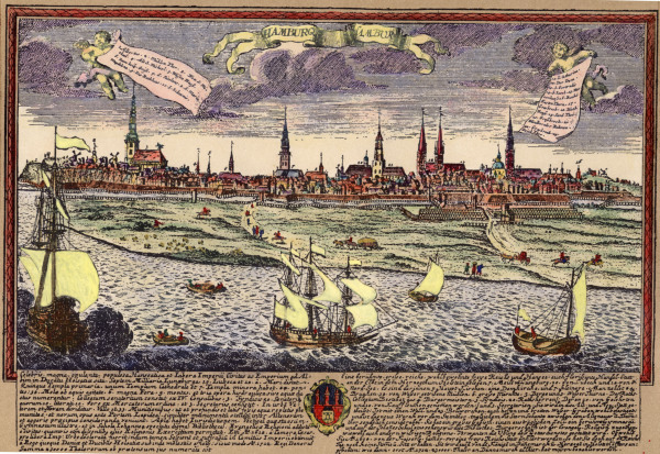 Hamburg c.1700 a Michael Wening