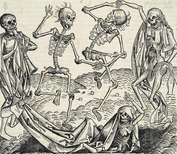 Dance of Death (from the Schedel's Chronicle of the World) a Michael Wolgemut