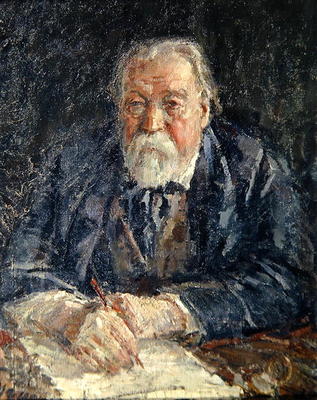 Portrait of the Composer Michail Ippolitov-Ivanov (1859-1935) 1934 (oil on canvas) a Michail Fyodorovich Shemyakin