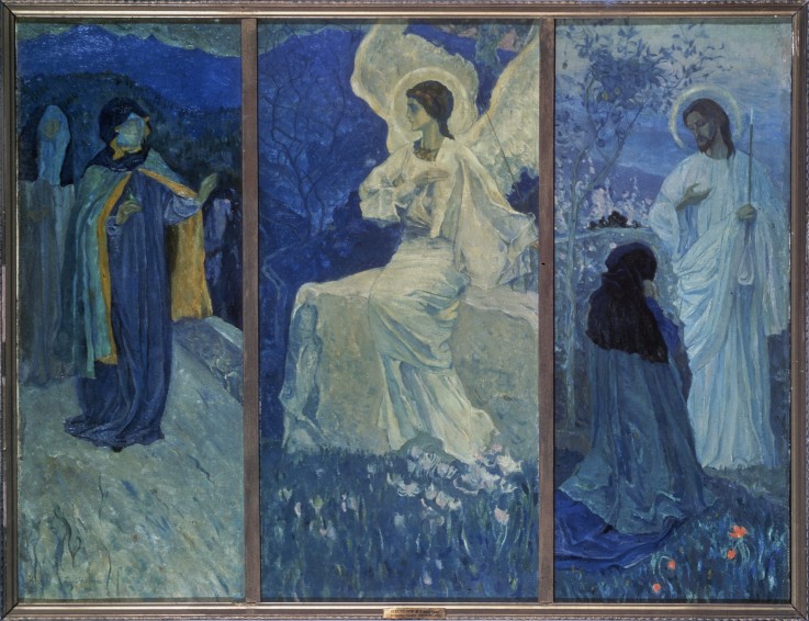 The Resurrection (Triptych) a Michail Wassiljew. Nesterow
