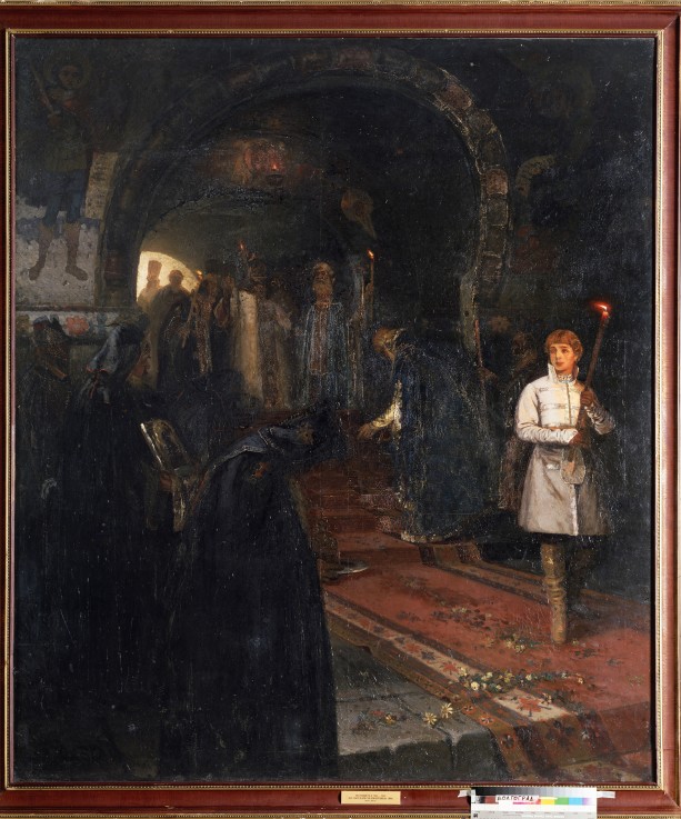 The Supplicants at the Court of the Tsar a Michail Wassiljew. Nesterow