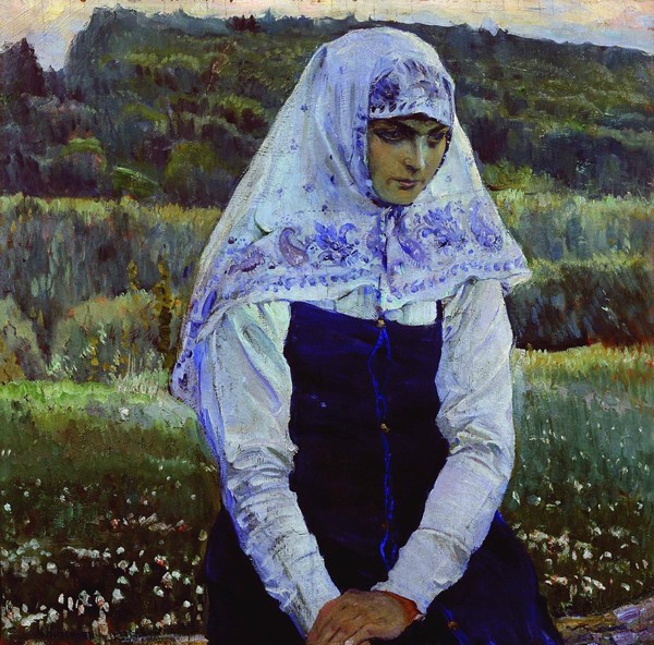 The Bride of Christ a Michail Wassiljew. Nesterow