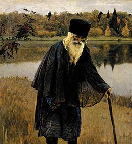 The hermit a Michail Wassiljew. Nesterow