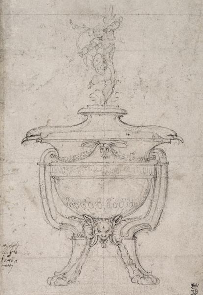 W.66 Decorative urn a Michelangelo Buonarroti