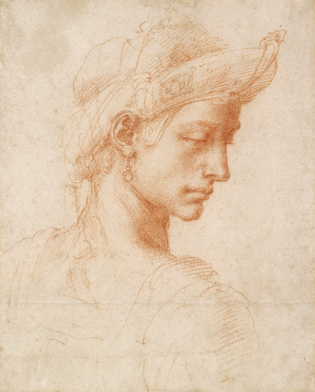 Ideal Head a Michelangelo Buonarroti