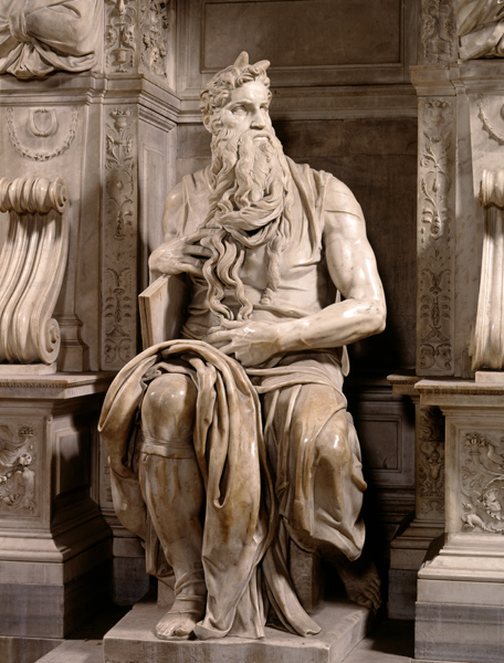 Moses a Michelangelo Buonarroti