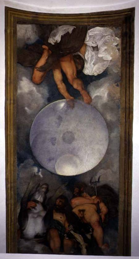 Allegory of the Elements, the Universe and Signs of the Zodiac a Michelangelo Buonarroti