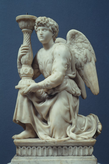 Angel Holding a Candelabra a Michelangelo Buonarroti