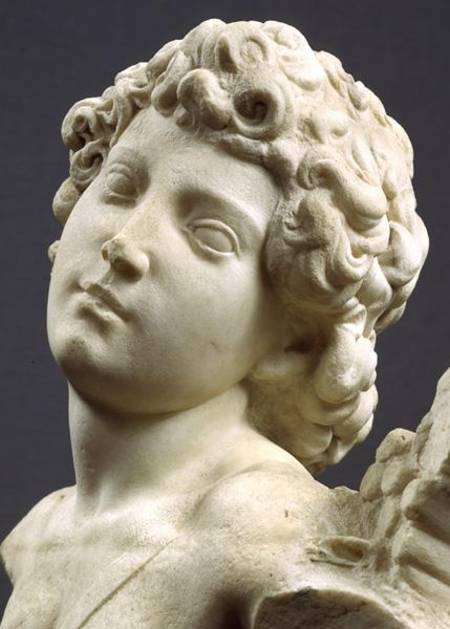 Head from the 'Manhattan' Cupid a Michelangelo Buonarroti