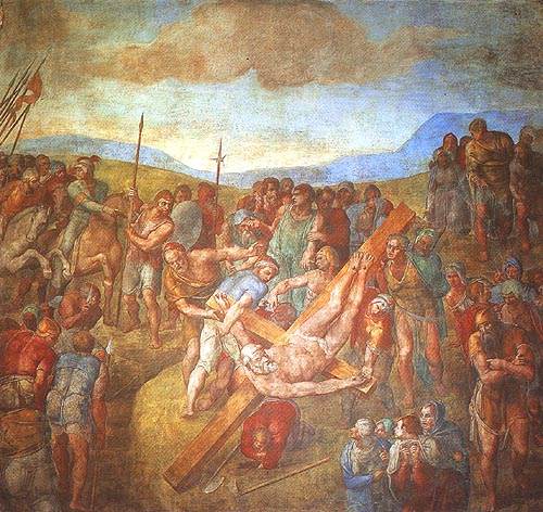 Crucifixion Petri a Michelangelo Buonarroti