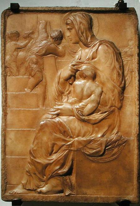 Madonna of the Stairs a Michelangelo Buonarroti