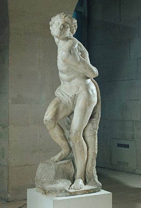 The Rebellious Slave a Michelangelo Buonarroti