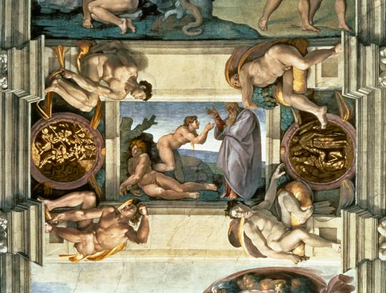Creazione di Eva a Michelangelo Buonarroti