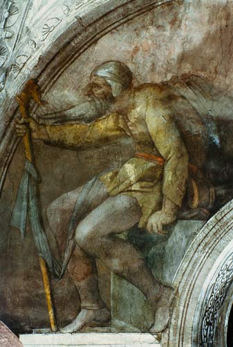 Sistine Chapel Ceiling: One of the Ancestors of God a Michelangelo Buonarroti