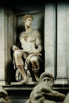 Tomb of Giuliano de' Medici (marble) (detail)