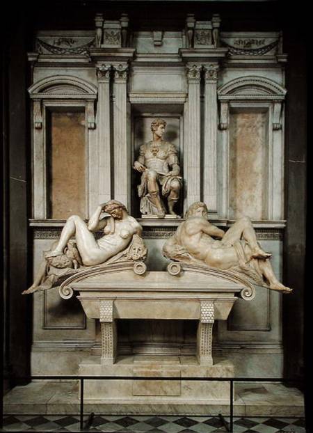 Tomb of Giuliano de' Medici a Michelangelo Buonarroti