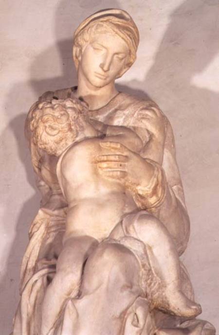 The Virgin and Child  (detail of 31544) a Michelangelo Buonarroti