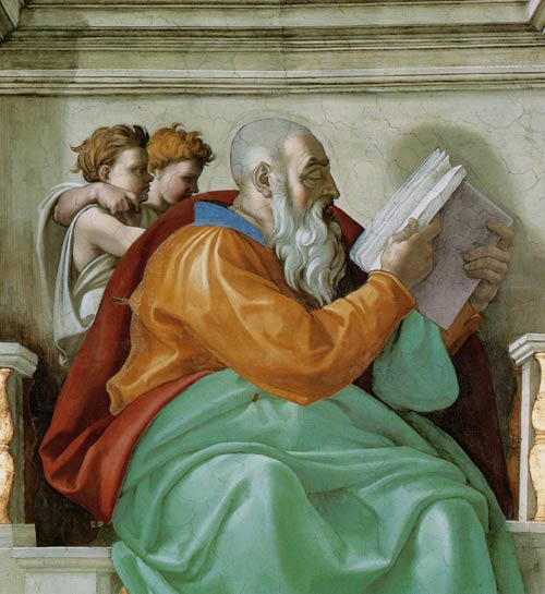 Profeta Zaccaria a Michelangelo Buonarroti