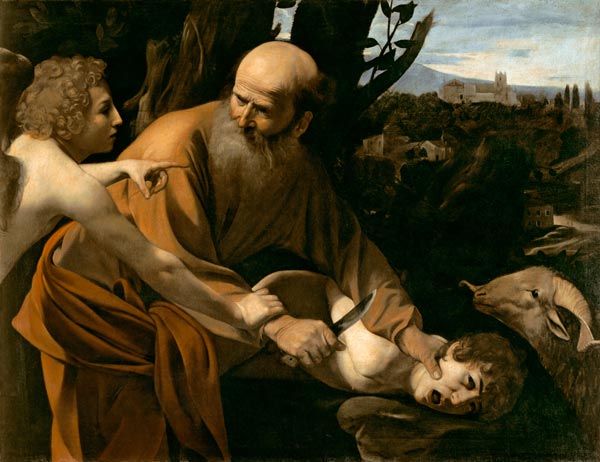 le sacrifice d'isaac a Michelangelo Caravaggio