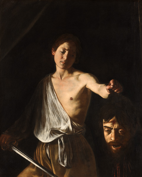 Davide con la testa di Golia a Michelangelo Caravaggio