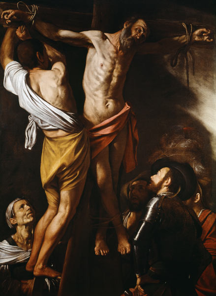 Caravaggio, Kreuzigung des Andreas a Michelangelo Caravaggio