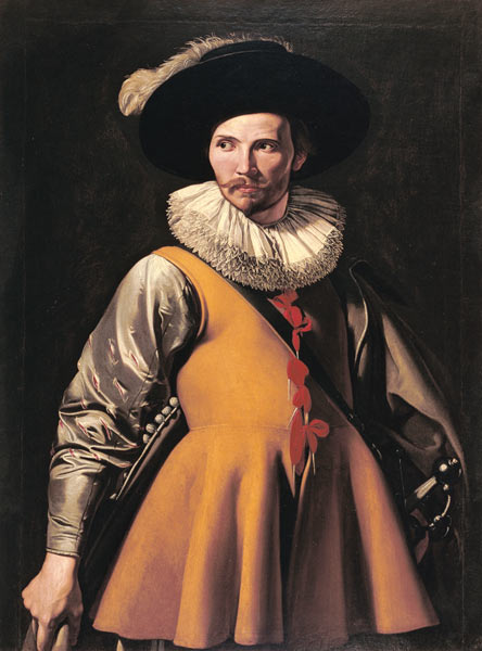 Bildnis eines Mannes. a Michelangelo Caravaggio