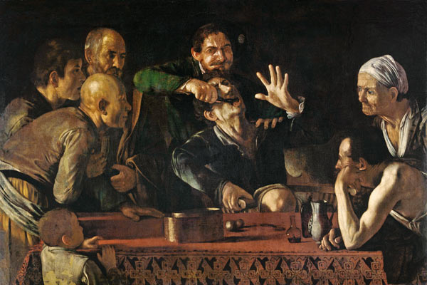 The Tooth Extraction a Michelangelo Caravaggio