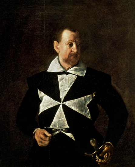 Portrait of Alof de Wignacourts a Michelangelo Caravaggio