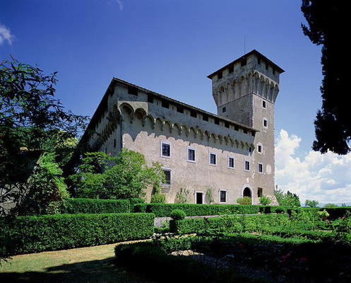 Villa il Trebbio, S. Piero a Sieve, begun 1451 (photograph) a Michelozzo  di Bartolommeo