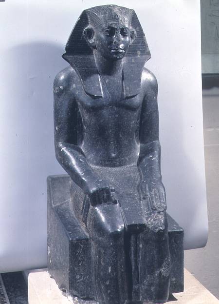 Statue of Sesostris III (1887-49 BC) as a young man a Middle Kingdom Egyptian