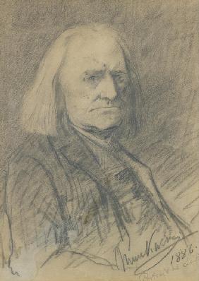 Portrait of Franz Liszt (1811-1886) 1886