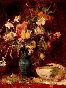 Flower still life with bowl