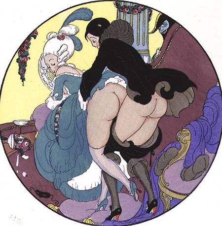 Teacher Assaulting His Pupil, plate 26 from The Pleasures of Eros a Mihaly von Zichy