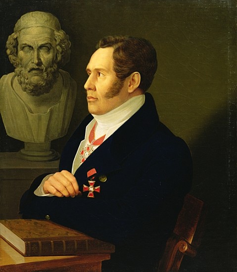 Portrait of Nikolay Gnedich a Mikhail Prokopyevich Vishnevitsky