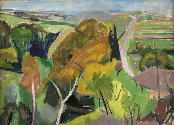 Autumn landscape, Lot et Garonne, c a Mildred Bendall