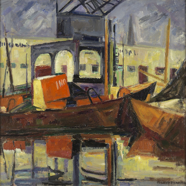 The harbour of Bordeaux, c a Mildred Bendall